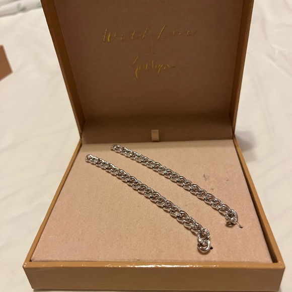 Jaclyn Roxanne drop chain earrings - Picture 5 of 6